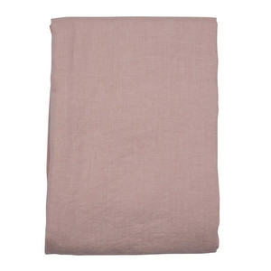Heaven Linen Quilt Cover, Hazy Rose, 150 x 205 cm