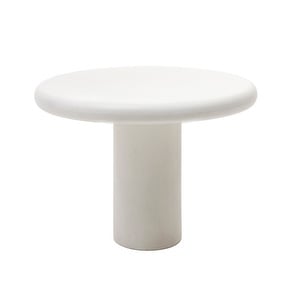 Addaia-ruokapöytä, valkoinen, ⌀ 90 cm