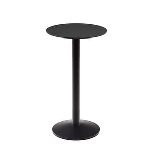 Tiaret-baaripöytä, musta, ⌀ 60 cm