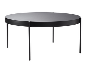 Series 430 -ruokapöytä, musta, ø 160 cm