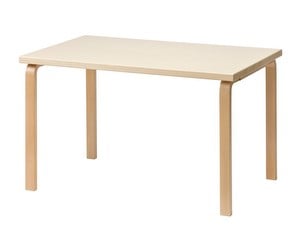 Pöytä 82B, koivu, 85 x 135 cm