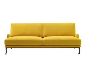 Mr. Jones -sohva, Coda-kangas 3 keltainen, L 200 cm