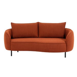 Amelie-sohva, Denno-kangas 1265 rusty orange, oikea