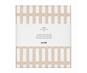 Siena Cotton Fabric, Sand/White, 150 x 300 cm