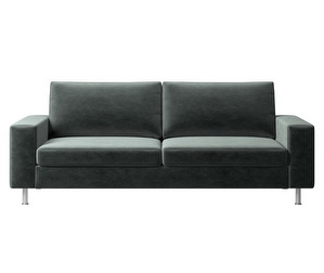 Indivi-sohva, Velvet-kangas 3032 vihreä, L 204 cm
