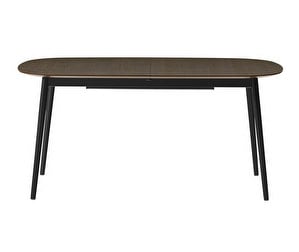 Kingston Extendable Dining Table, Dark Oak, 100 x 160/230 cm