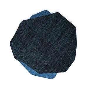 Roche Rug, Dark Blue, 240 x 240 cm