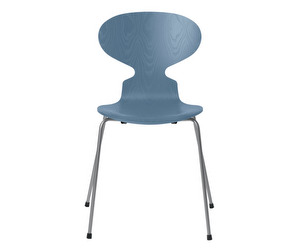 Muurahais-tuoli 3101, dusk blue/silver grey, kuultomaalattu