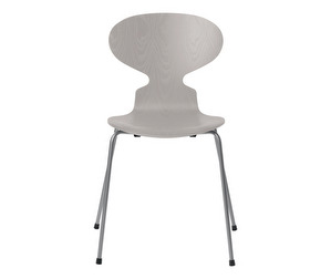 Muurahais-tuoli 3101, nine grey/silver grey, kuultomaalattu