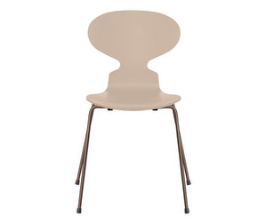 Muurahais-tuoli 3101, light beige/dark brown, peittomaalattu