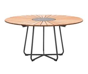 Circle-ruokapöytä, bambu, ø 150 cm