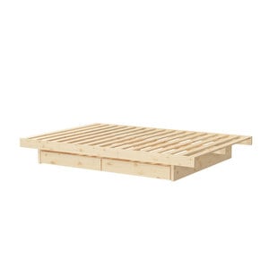 Kanso Bed Frame, with Drawers, 140 x 200 cm