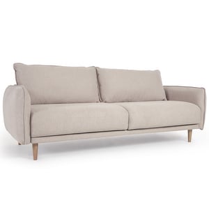 Carlota-sohva, beige/pyökki, L 213 cm