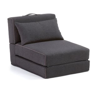 Arty Bed Chair, Dark Grey
