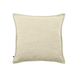 Blok-tyynynpäällinen, valkoinen pellava, 45 x 45 cm