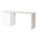 Slimmi-Kolmonen-työpöytä, valkoinen, L 164 cm