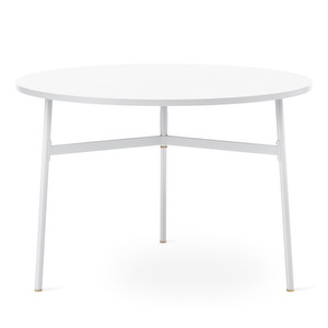 Union-ruokapöytä, white, ⌀ 110 cm