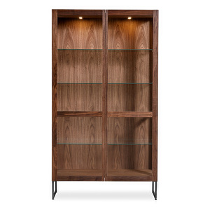 #452 Display Cabinet, Oiled Walnut, 162 x 100 cm