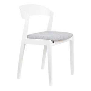 #825 Chair, Brahms Fabric 21 Grey / White