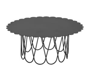 Flower Coffee Table, Anthracite, ⌀ 80 cm