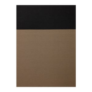 Beach-matto, nutria/black, 170 x 240 cm