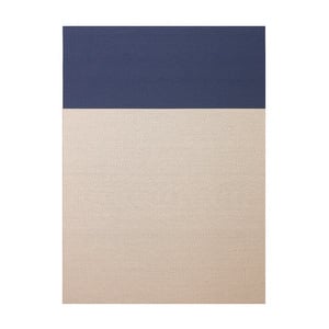 Beach-matto, stone/intensive blue, 170 x 240 cm