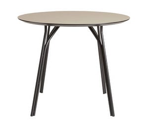 Tree Dining Table, Beige/Black, ø 90 cm