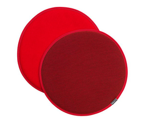 Seat Dots Cushion, Red/Coconut – Poppy Red