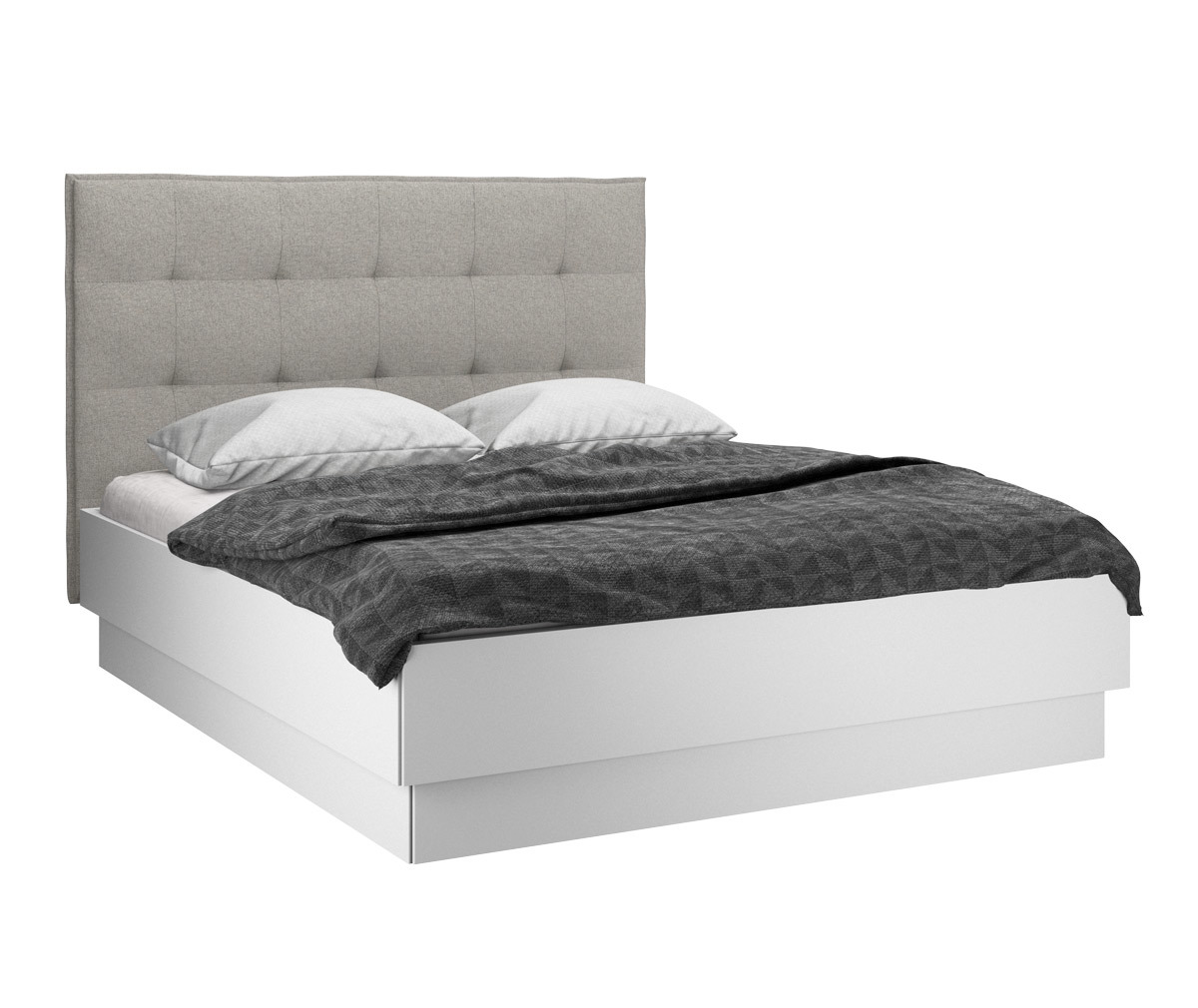 BoConcept Lugano-sänky säilytystilalla valkoinen BoConcept Lugano-sänky säilytystilalla valkoinen