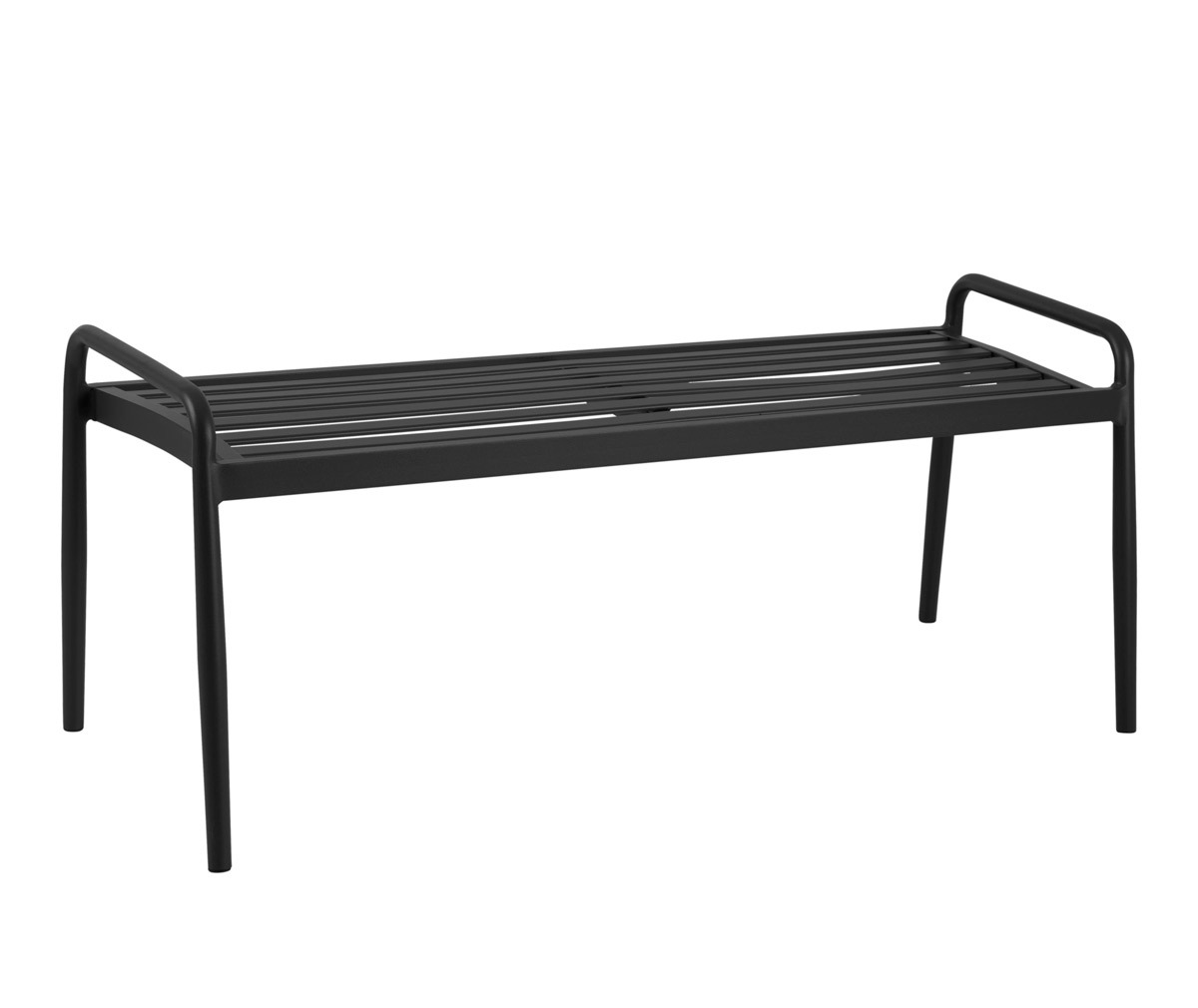 Brafab Sonnac-penkki musta, L 124 cm Brafab Sonnac-penkki musta, L 124 cm