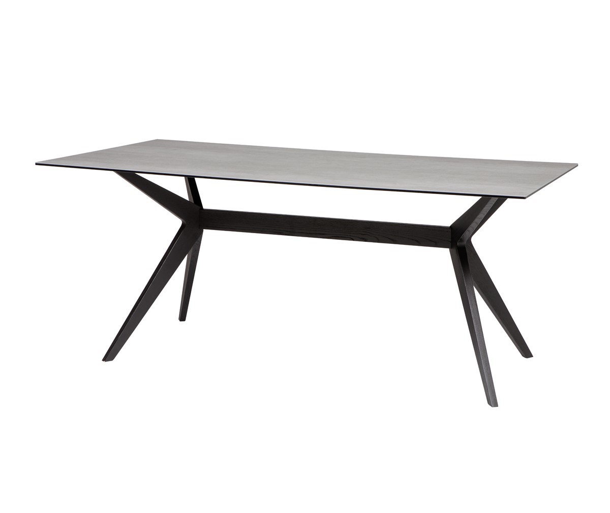 Calligaris Kent-ruokapöytä keramiikka/musta, 90 x 180 cm Calligaris Kent-ruokapöytä keramiikka/musta, 90 x 180 cm