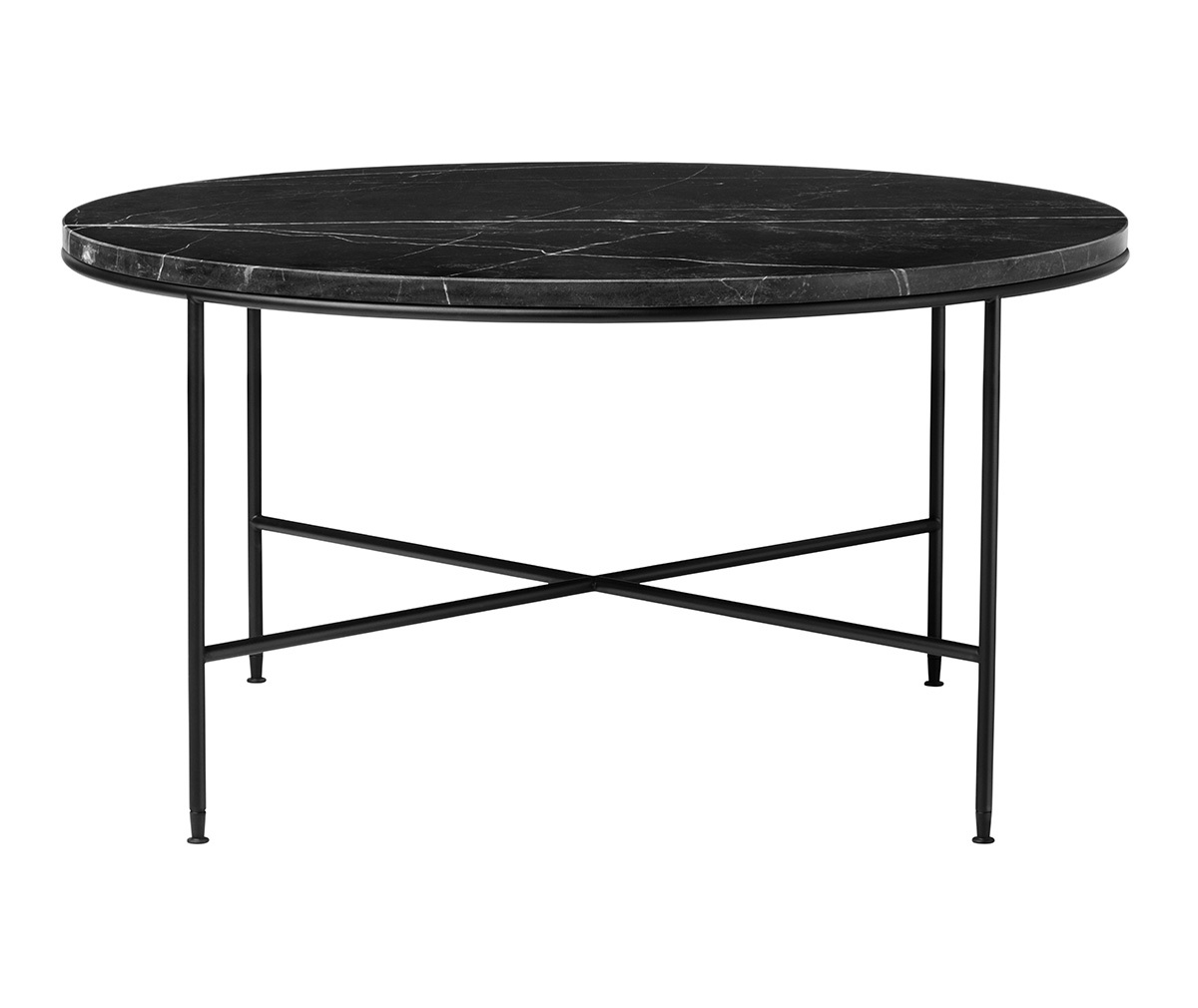 Fritz Hansen Planner-sohvapöytä musta marmori, ø 80 cm Fritz Hansen Planner-sohvapöytä musta marmori, ø 80 cm