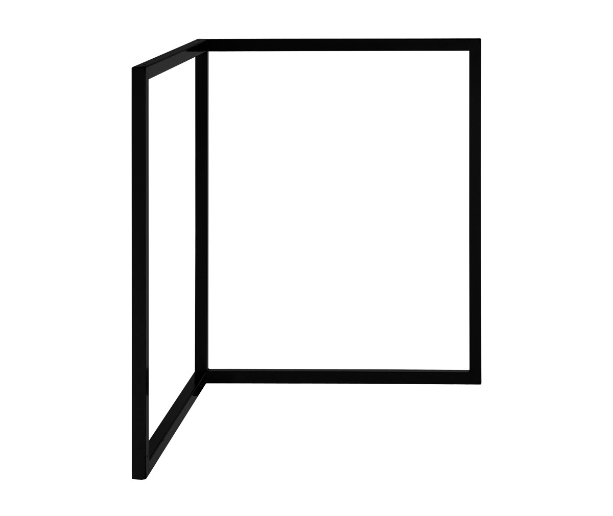 Habitat Nic II pukkjalg, 60 × 60 cm, must Habitat Nic II pukkjalg, 60 × 60 cm, must