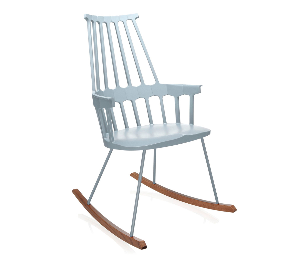 Kartell Comback-keinutuoli siniharmaa/tammi Kartell Comback-keinutuoli siniharmaa/tammi