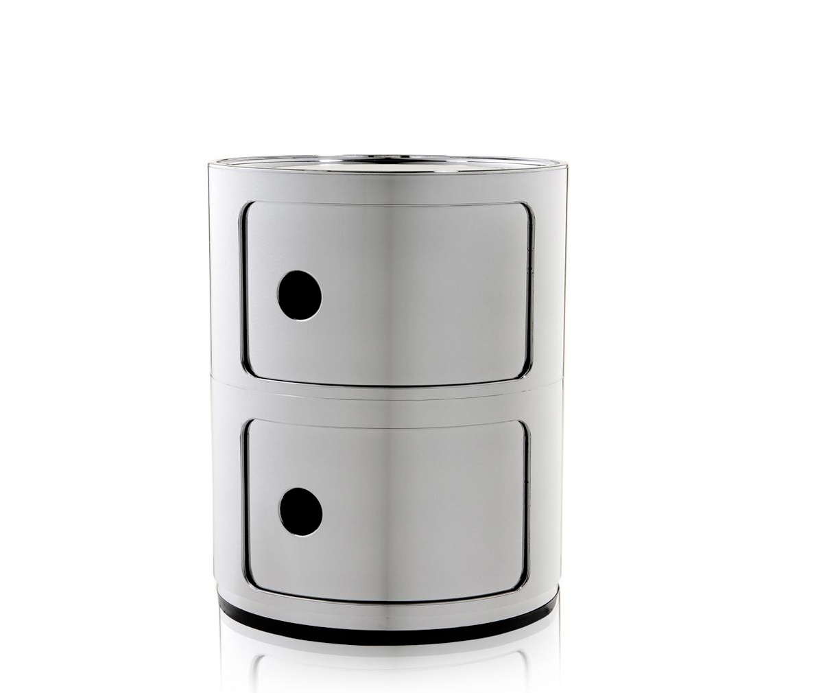 Kartell Componibili hopea, 2-osainen Kartell Componibili hopea, 2-osainen