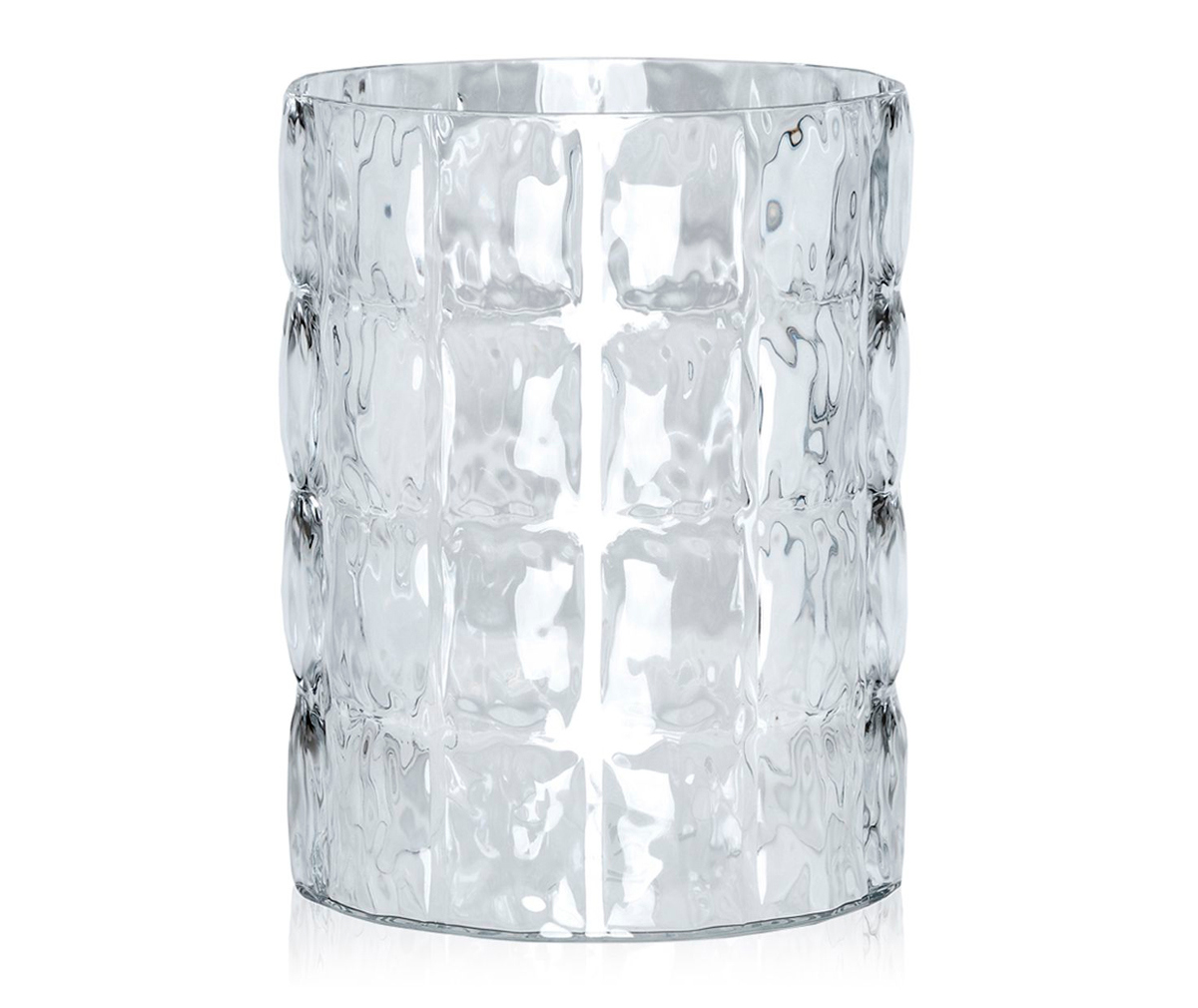 Kartell Matelassé-maljakko crystal Kartell Matelassé-maljakko crystal