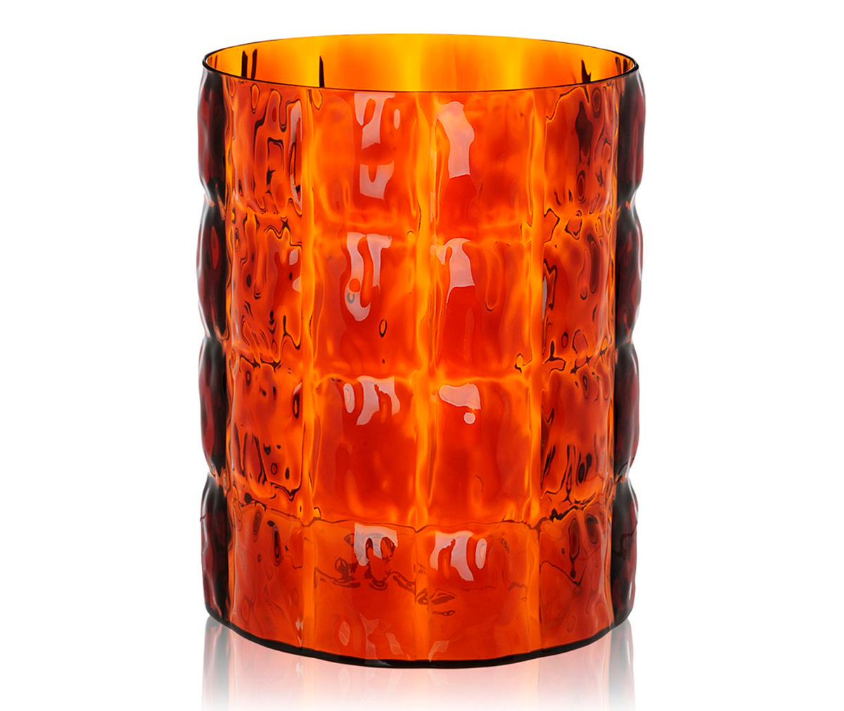 Kartell Matelassé-maljakko oranssi Kartell Matelassé-maljakko oranssi