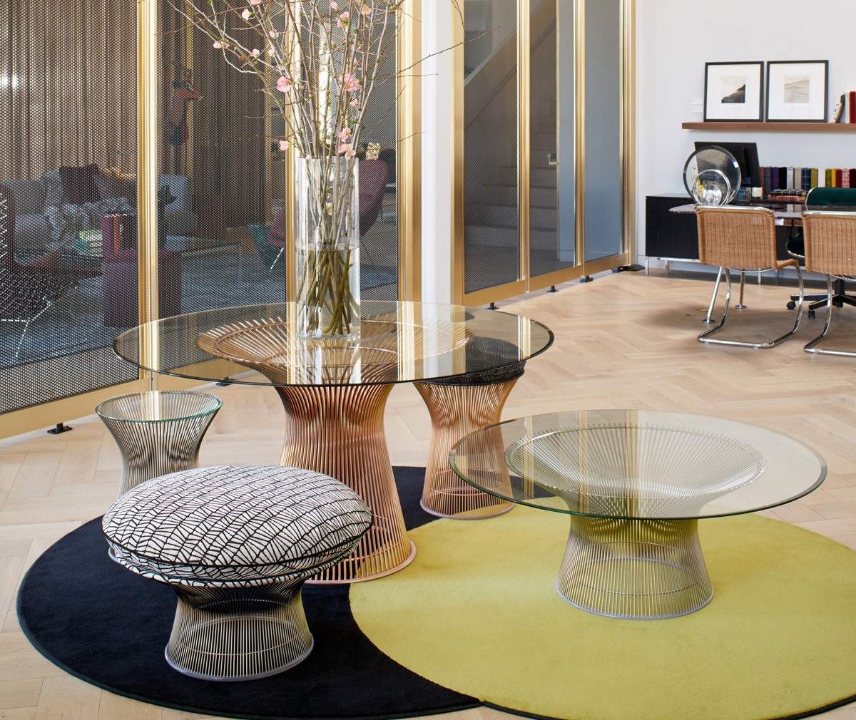 Platner-sohvapöytä Platner-sohvapöytä