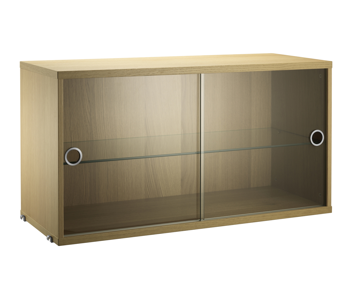 String Furniture String System -vitriinikaappi saarni, L 78 cm String Furniture String System -vitriinikaappi saarni, L 78 cm