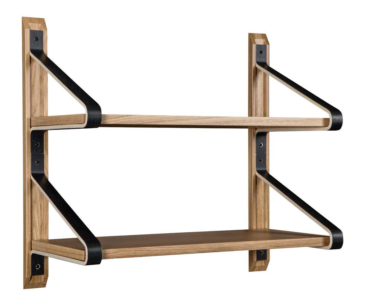 Tapio Anttila Collection Linkki-seinähylly 60 cm, tammi/musta Tapio Anttila Collection Linkki-seinähylly 60 cm, tammi/musta