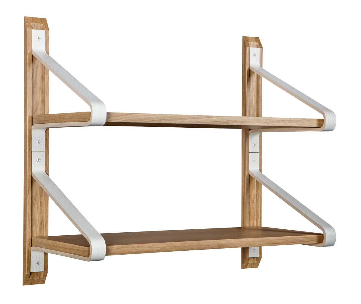 Tapio Anttila Collection Linkki-seinähylly, 60 cm, tammi/valkoinen Tapio Anttila Collection Linkki-seinähylly, 60 cm, tammi/valkoinen