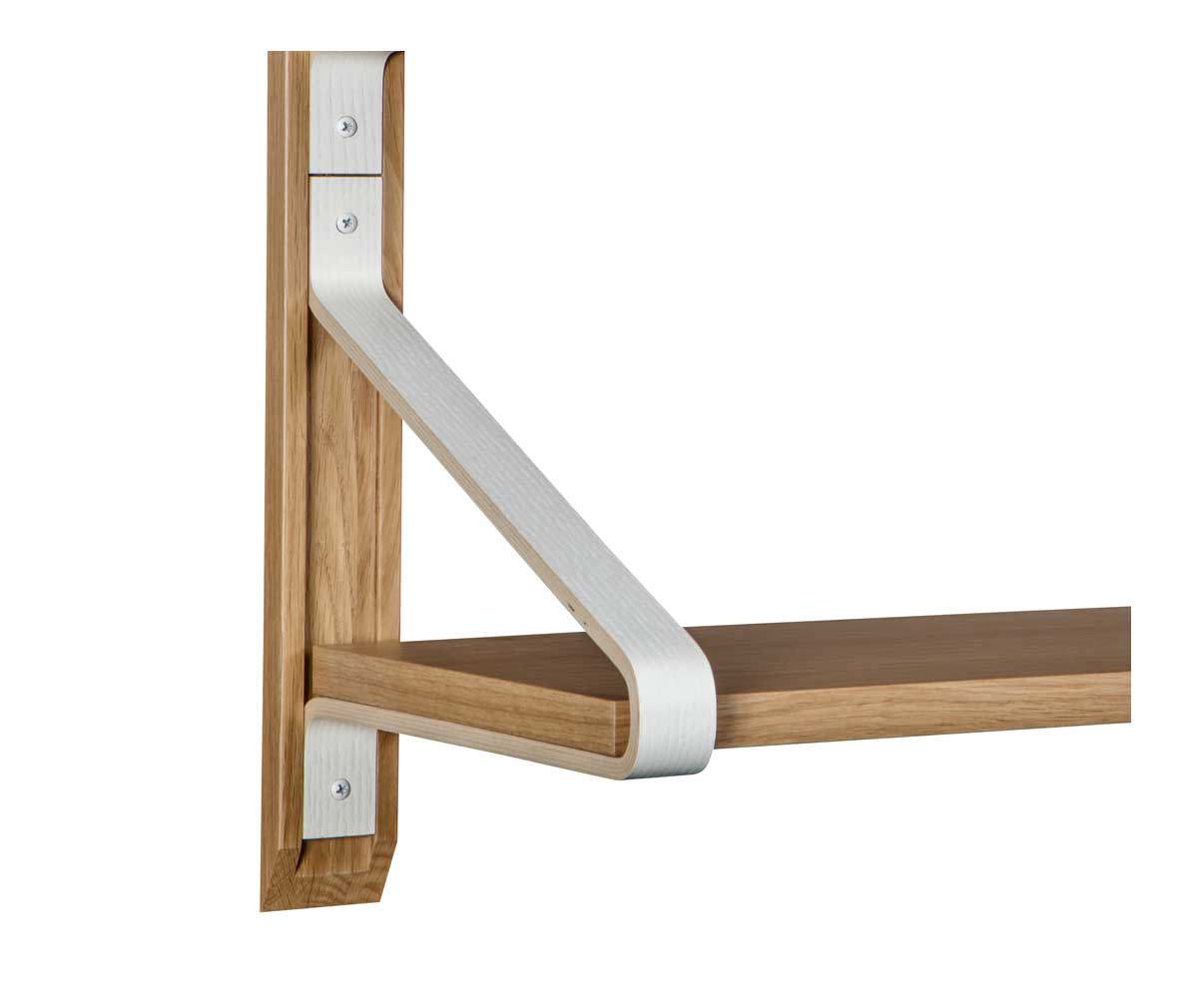 Linkki-seinähylly, 60 cm, tammi/valkoinen Linkki-seinähylly, 60 cm, tammi/valkoinen