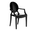 Louis Ghost Chair, Black