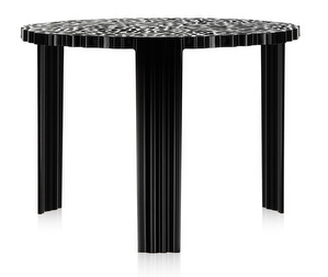 T-table-pöytä, musta, K 36 cm