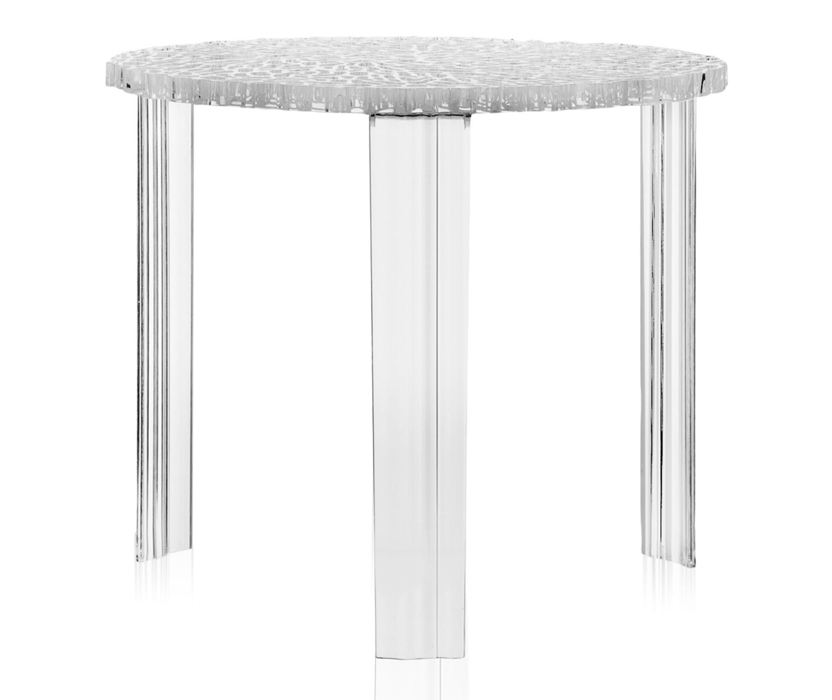 Kartell T-table-pöytä kirkas, K 44 cm