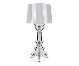 Bourgie Table Lamp, Chrome, with Dimmer