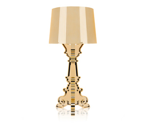 Bourgie Table Lamp, Gold, with Dimmer