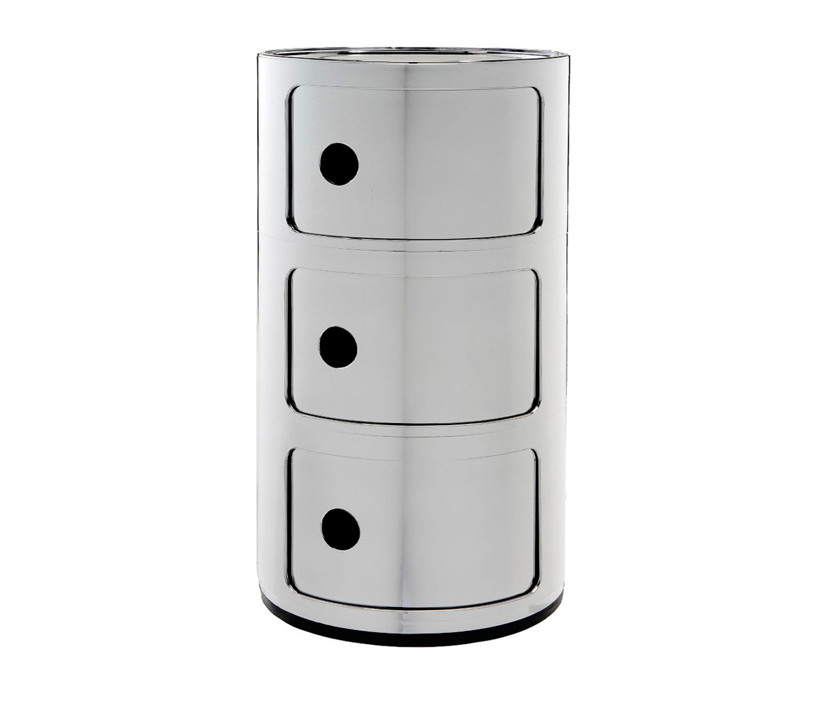 Kartell Componibili Chrome, 3 Modules