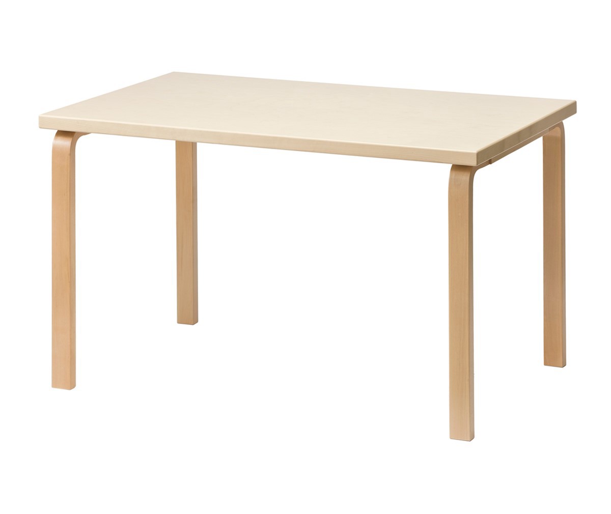 Artek Table 81B Birch, 75 x 120 cm