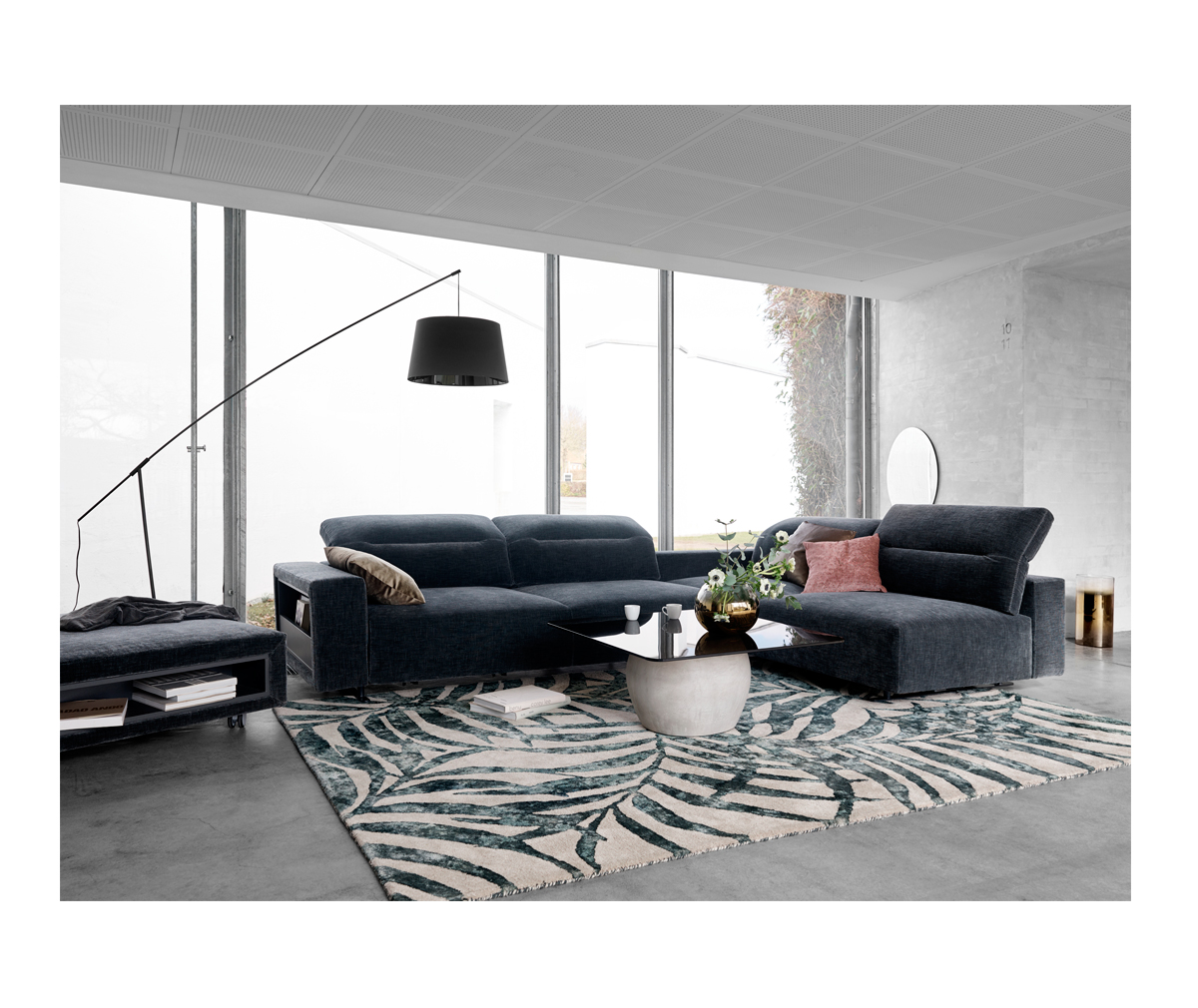 Bo Concept ソファ ナポリ Napoli Bo Concept ソファ ナポリ Napoli Bo Concept Carton ダークブルー